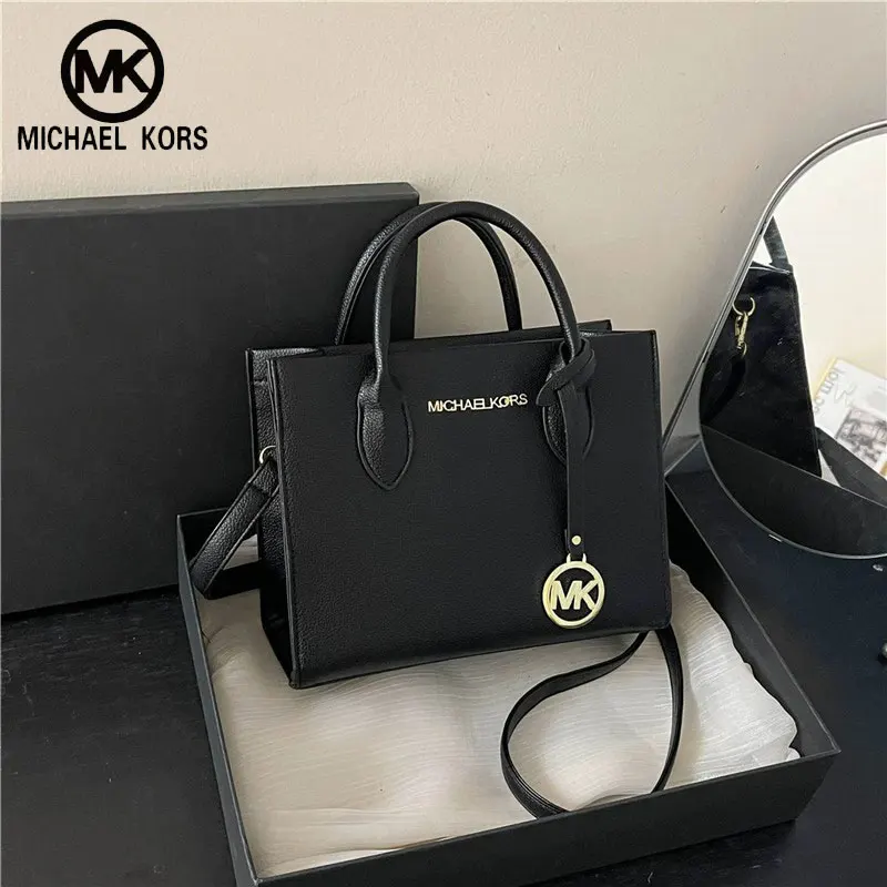 MICHAEL KORS/Michael Kors MK Bag New 2026 Tote Bag, High-End Feel, Light Luxury, Fashionable, Versatile, Large Capacity Handheld