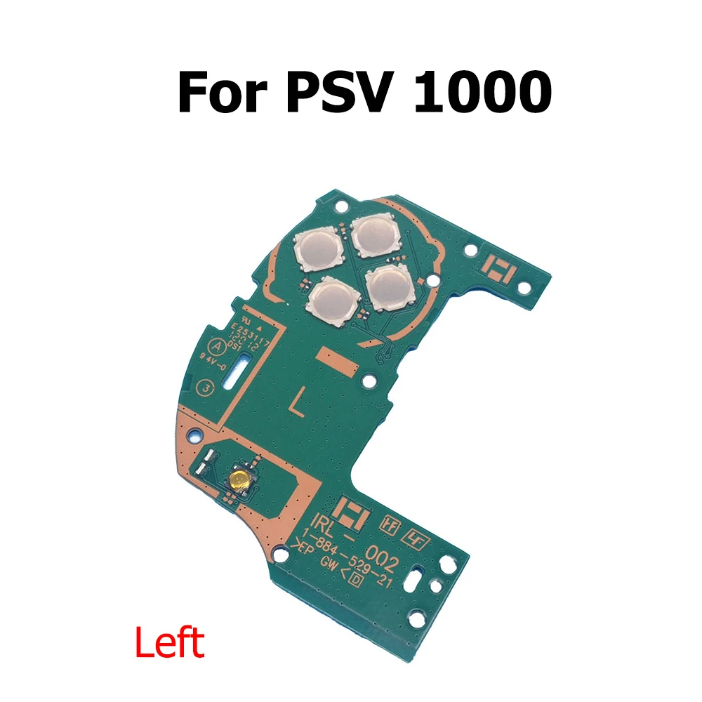 لوحة وحدة دائرة PCB لـ PSV1000/2000 ، يسار ، يمين ، LR ، L ، R ، 3G ، مفتاح لوحة مفاتيح WiFi ، لوحة مفاتيح خلفي يسار لـ PSVita 1000/2000