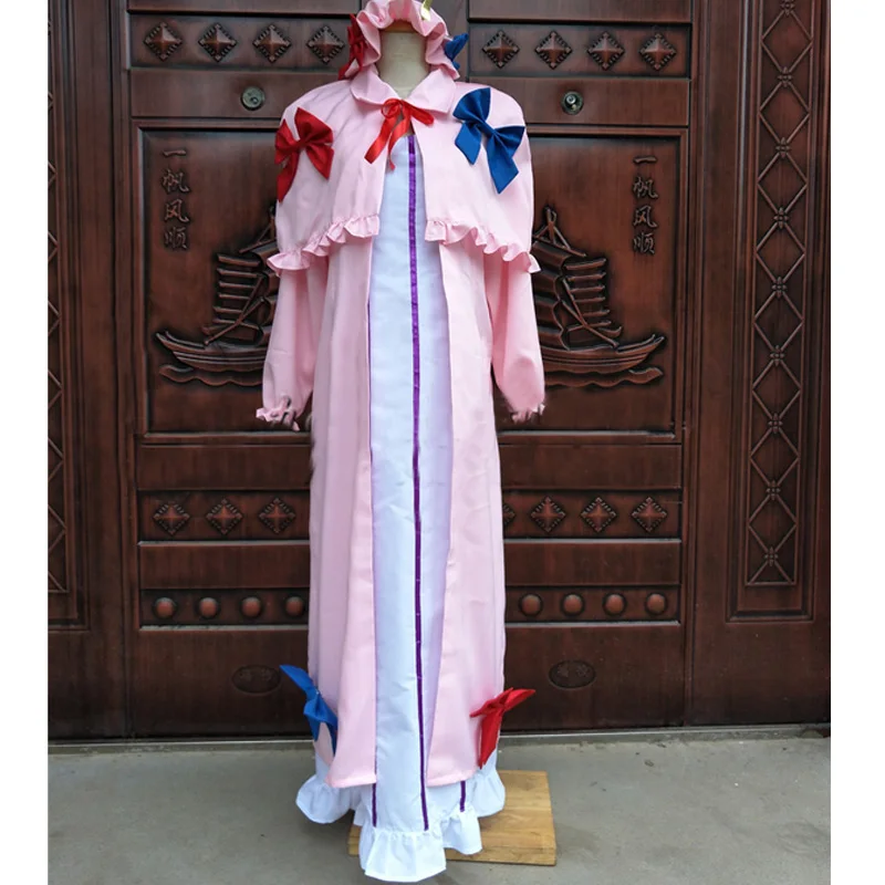 TouHou Anime Patchouli Knowledge Dress Cosplay costume Halloween