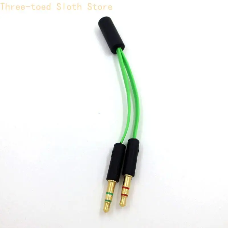 Abnehmbares Kopfhörerkabel DIY Mikrofonkabel Verlängerungskabel für Computer E74A – Detail 4