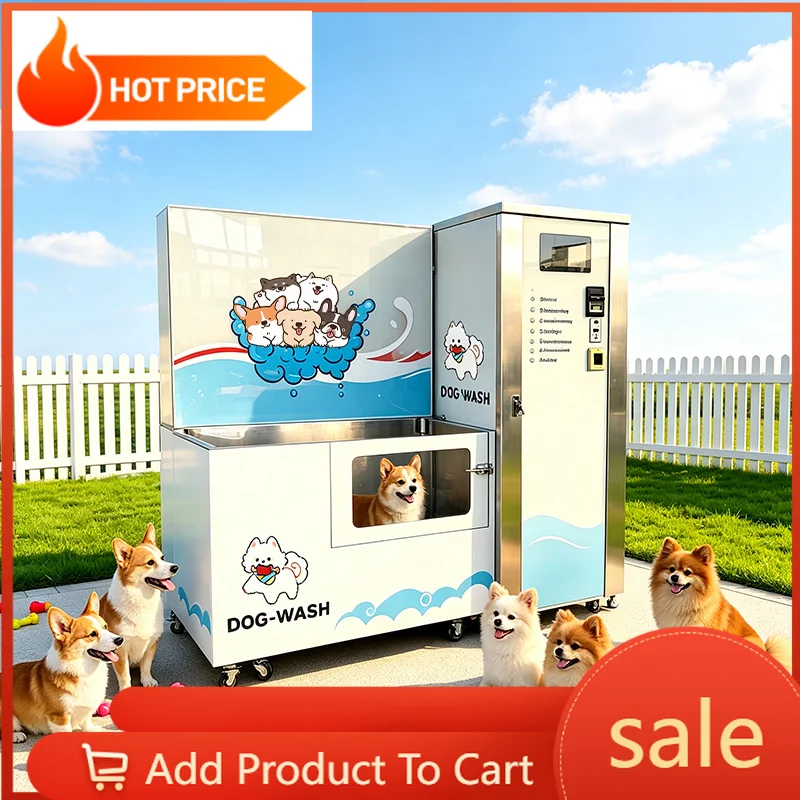 Cost‑Effective Unmanned Dog Bath Kiosk Hygienic Convenient Solution For Pet Washing Business Startup