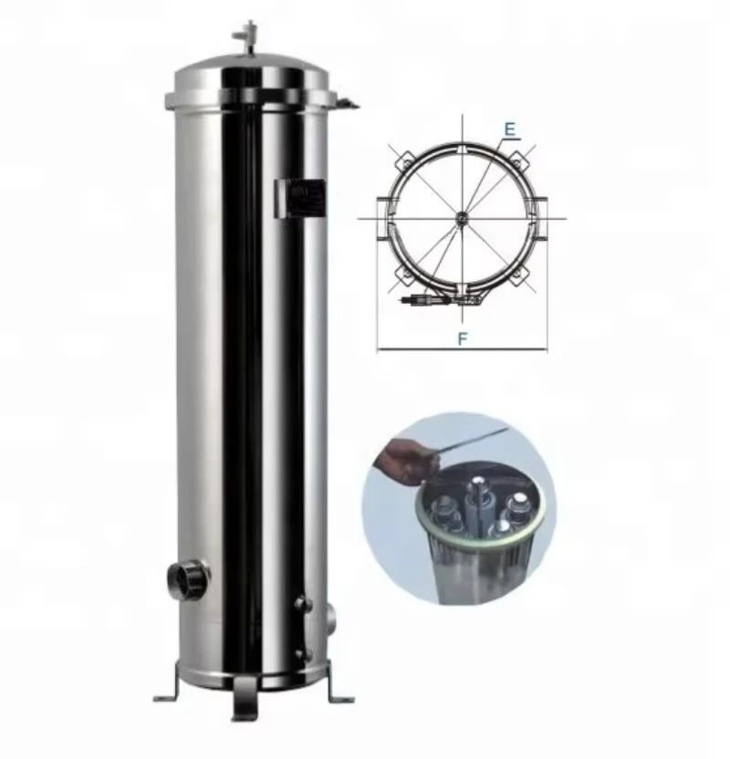 

SUS304,/SUS316L stainless steel filter housing water machine household small water filtration equipment