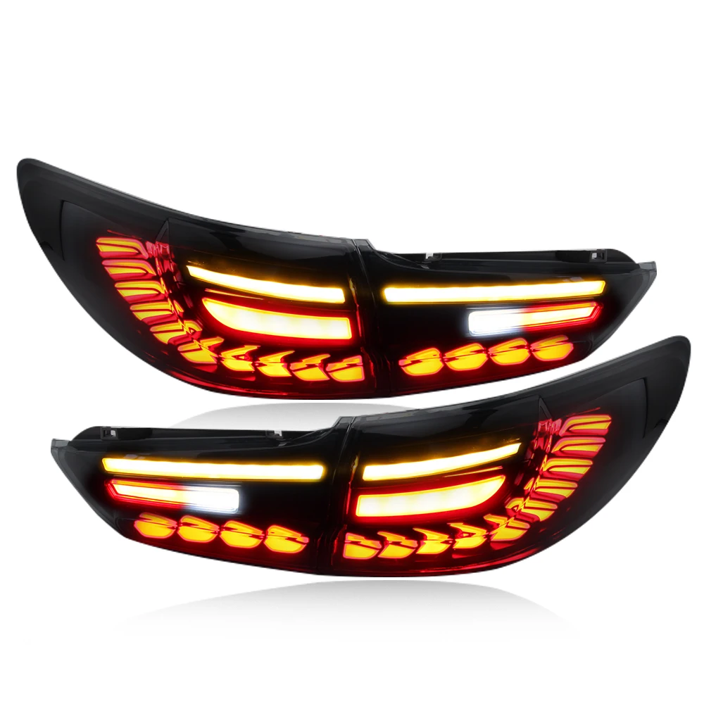 Tail Lamp Modified Version Taillight Smoked Rear Light Lamp Sequential Dynamic LED Tail Light For Mazda 6 Atenza 2014-2019