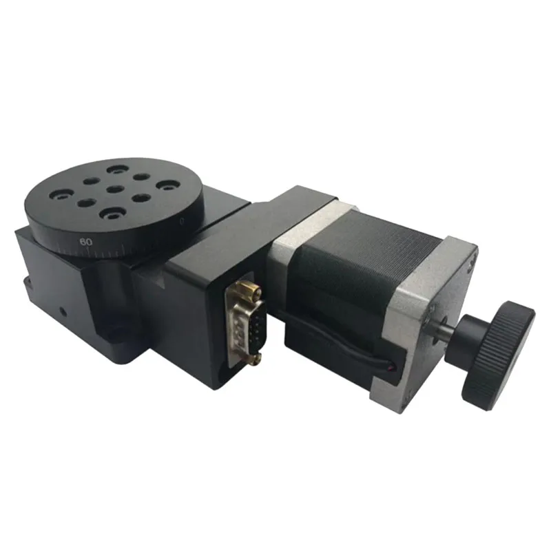 Y200RA60 Electric Rotary Stage Diameter 60MM Precision Indexing Table 360° Turntable Pan-Tilt