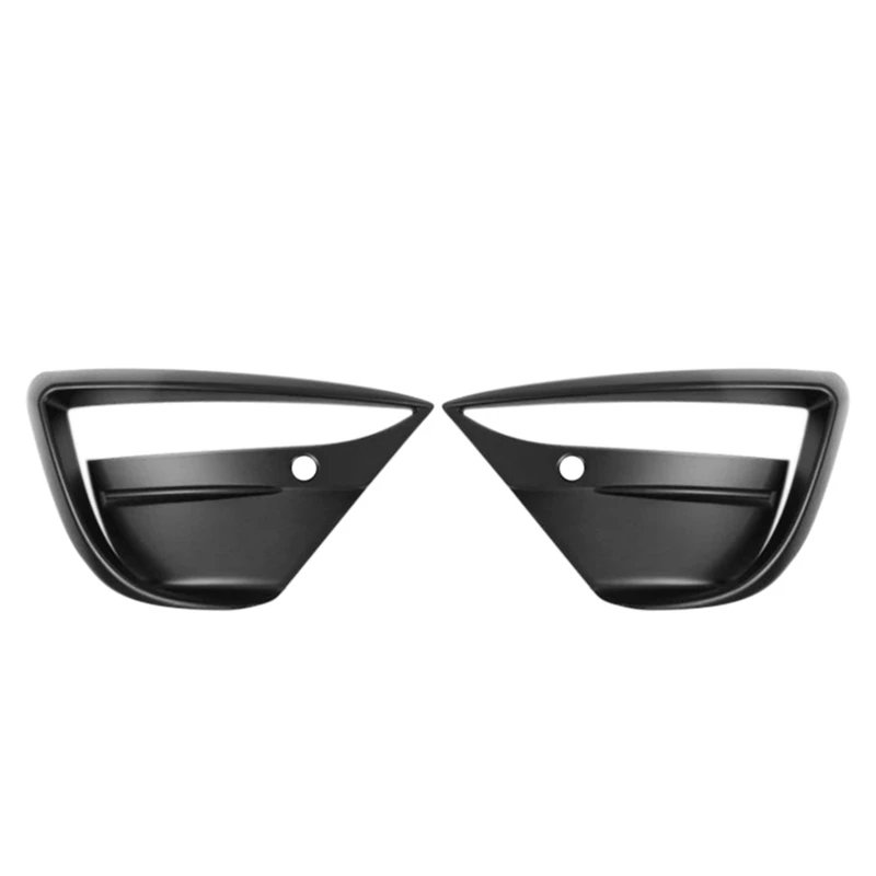 

Car Front Bumper Fog Light Lower Grille Frame Spoiler Splitter Wind Knife For Tesla Model 3