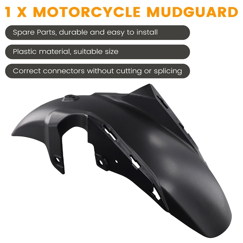 

AU28-Motorcycle Accessories Front Tire Cover Fairing Front Fender Mudguard For MT-07 MT07 FZ-07 2012-2017