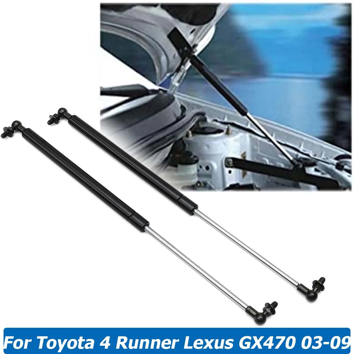 Front Engine Hood Gas Strut Shock Spring Bar Lift Support For Toyota 4 Runner Lexus GX470 2003-2009 Car Accessories 53440-69065