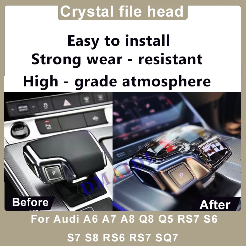 

Crystal Gear Shift Knob for AUDI A6 /A7/A8/Q8/Q5/S6/S7/S8/RS6/RS7/SQ7 2017-2022