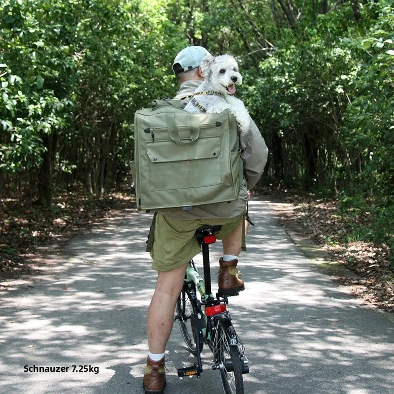 Classic Pet Puppy Bag Out Cat Maine Shiba Inu Folding Backpack Outdoor Travel