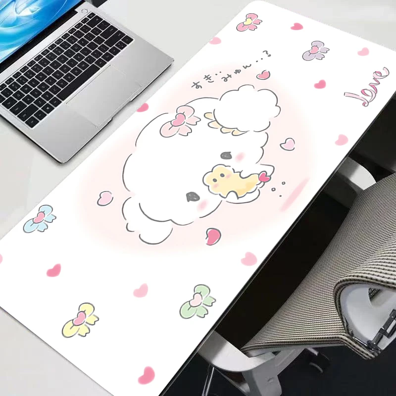 Podkładka pod mysz Cogimyun Duża Kawaii Anime Gamer Akcesoria Gamingowe Podkładka pod klawiaturę Varmilo Mata Gumowa na Biurko Dywanik Podkładka pod Mysz