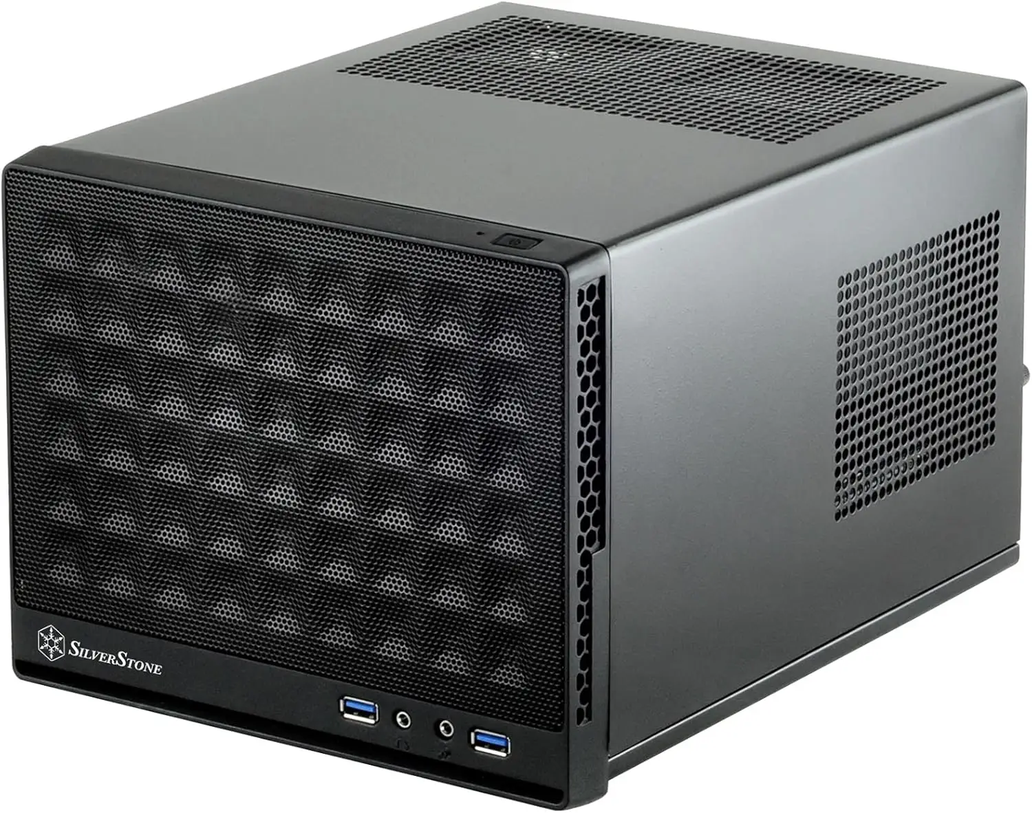 

Ultra Compact Mini-ITX Computer Case with Mesh Front Panel Black