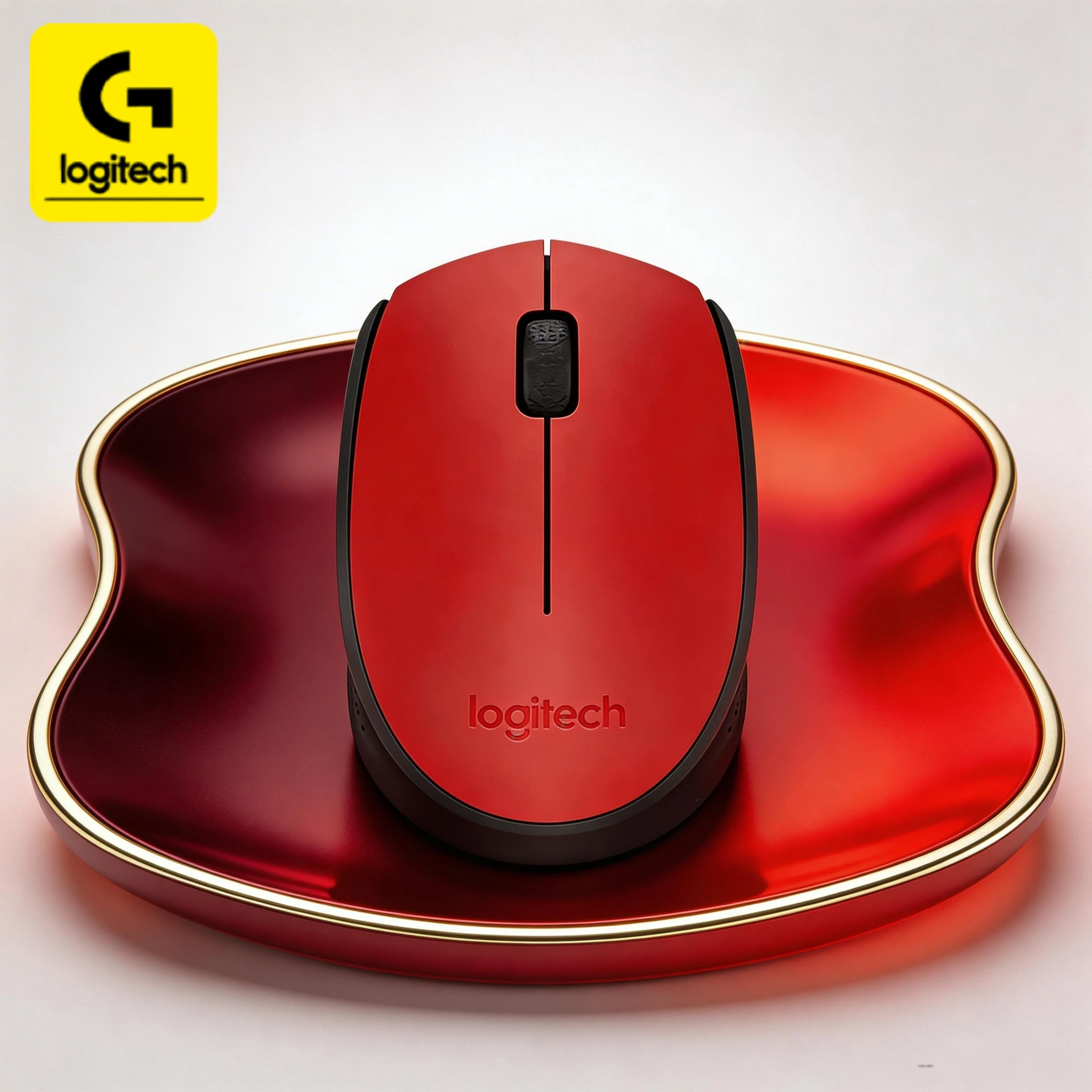 

Беспроводная мышь Logitech M170/M185 с технологией 2.4 ГГц, USB-приемником и 12-месячным временем автономной работы.