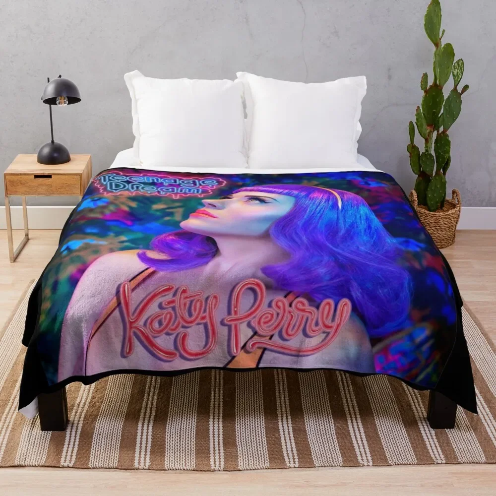 Katy Perry teenage dream 2 Throw Blanket Warm Cozy Throw Blanket for Living Room Couch