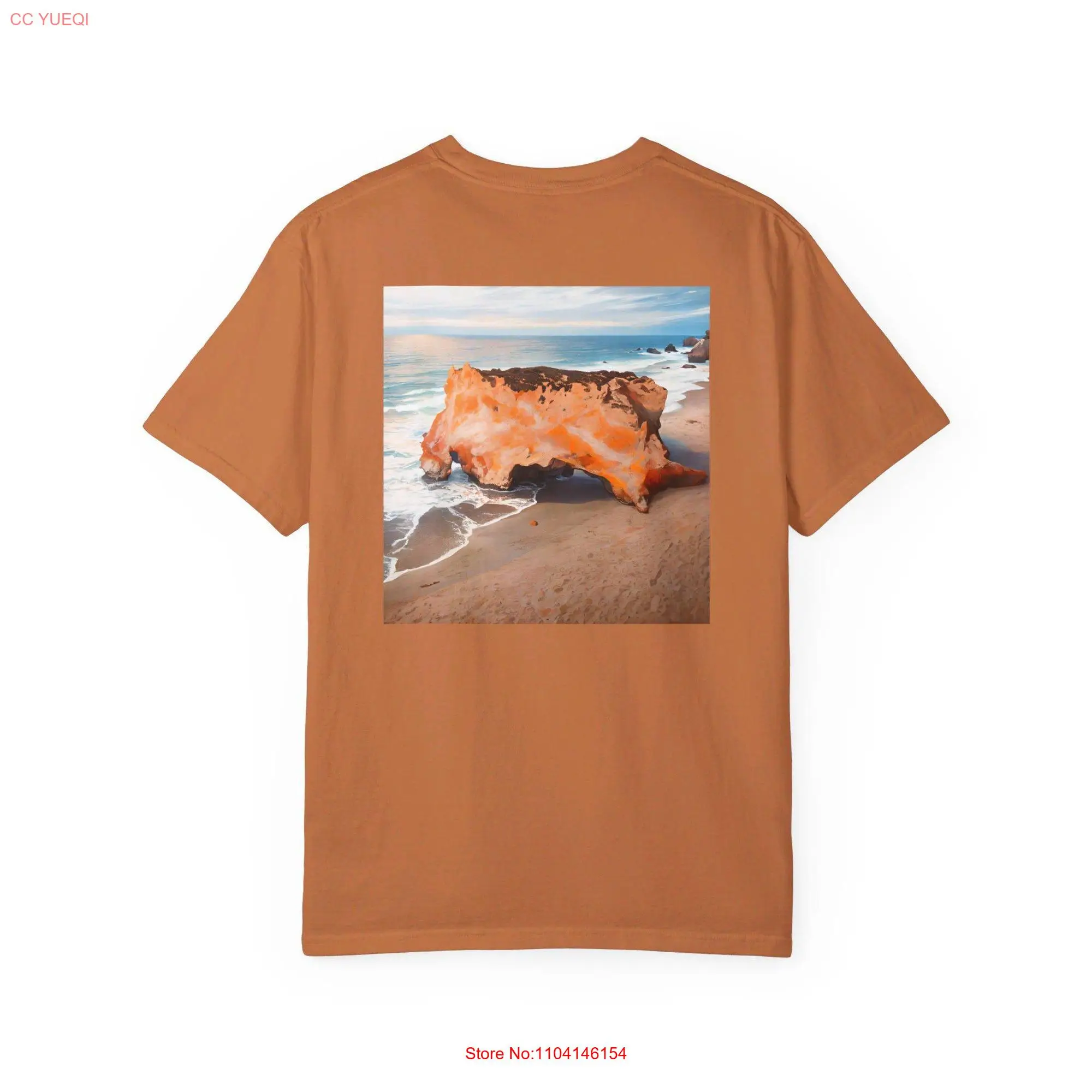 El Matador State Beach Garment Dyed T shirt long or short sleeves