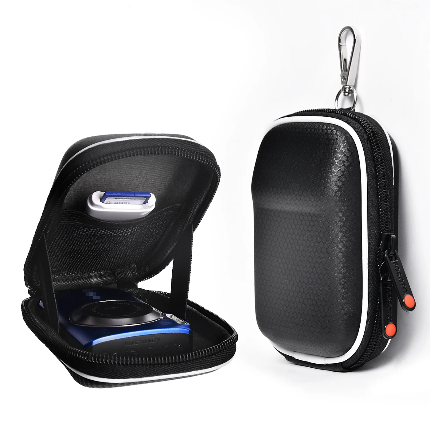 Fusitu พกพาแบบพกพา Hard Anti-Shock กล้องสําหรับ Sony W800 WX500 WX350 RX100M7 RX100V HX90, Canon PowerShot