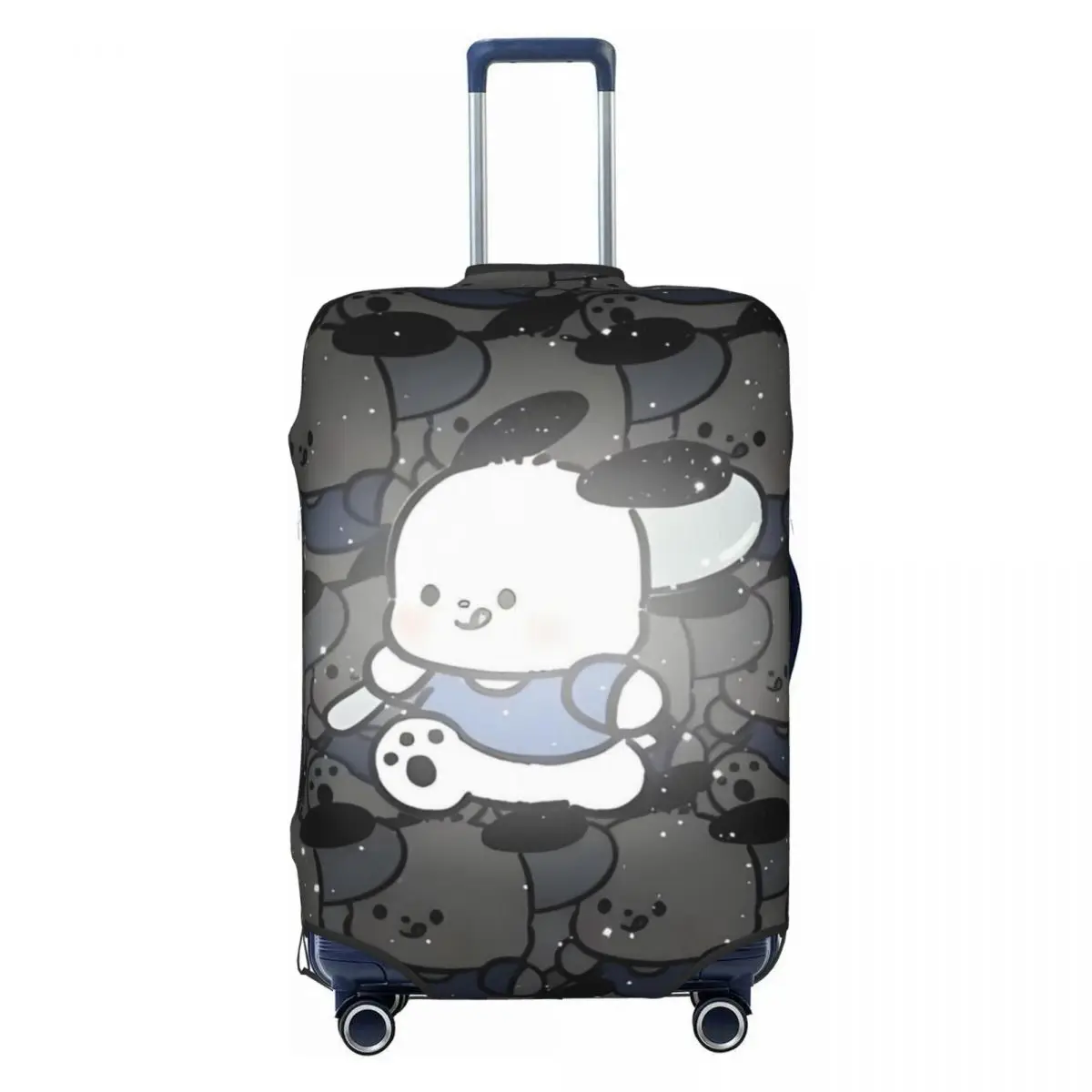 

Custom Anime Pochacco Travel Luggage Cover Elastic Suitcase Cover Protector Fit 18-32 Inch