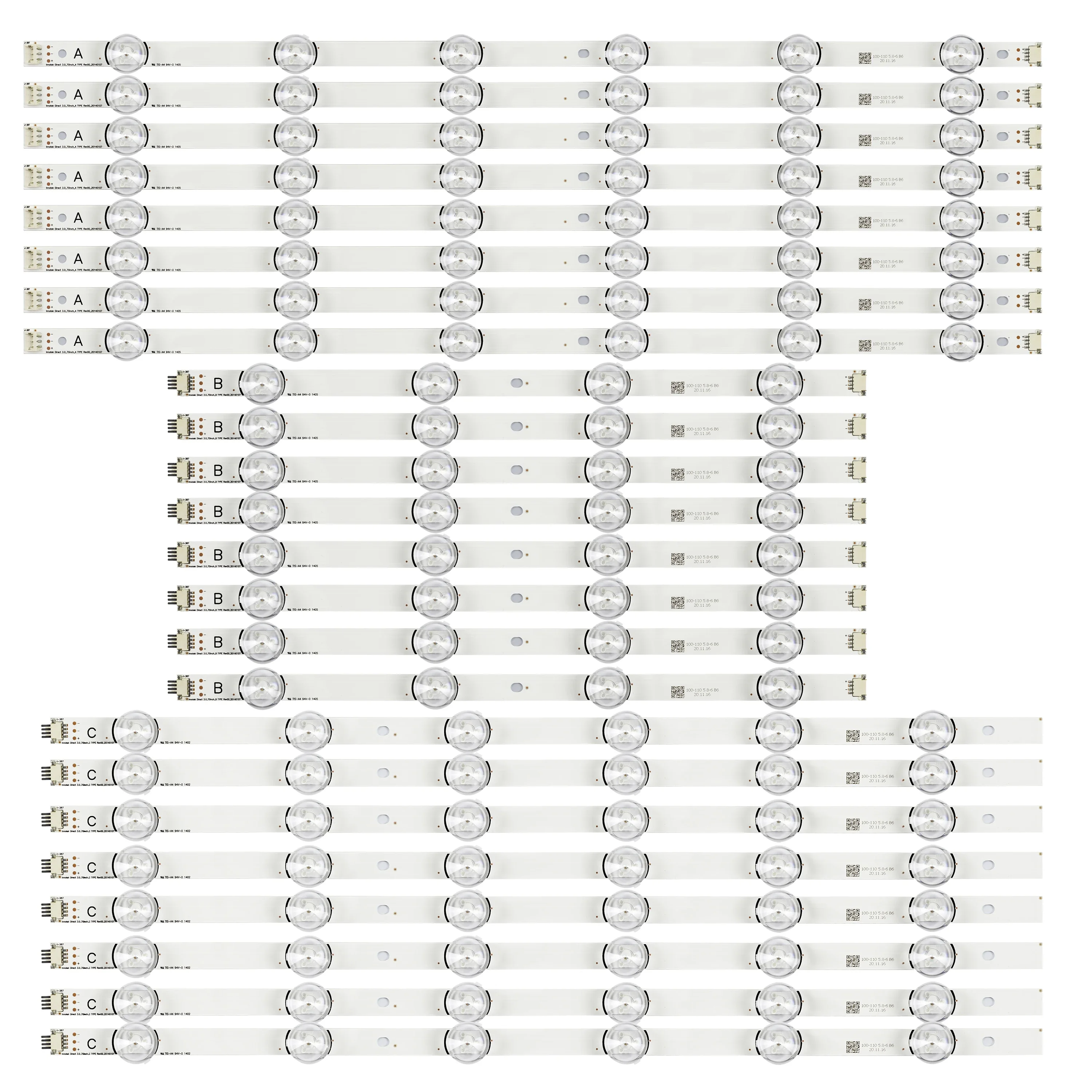 

Светодиодная лента для 70LB5610 70LB561U 70LB565U 70LB5700 70LB570V 70LB582B 70LB600U 70LF5610 AGF78402001 HC700CUF-VHHD2-11XX