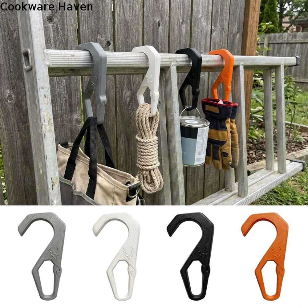 Heavy Duty Ladder Paint Bucket Hook 3D Printed Wall Mount Painting Secure Clip Tool Fixed Hanging Hands Free