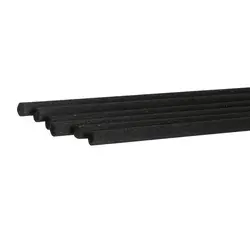 50CM X 5MM Black Fiber Diffuser Sticks, Essential oil Diffuser Sticks Replacement Refill Sticks for Air Freshener