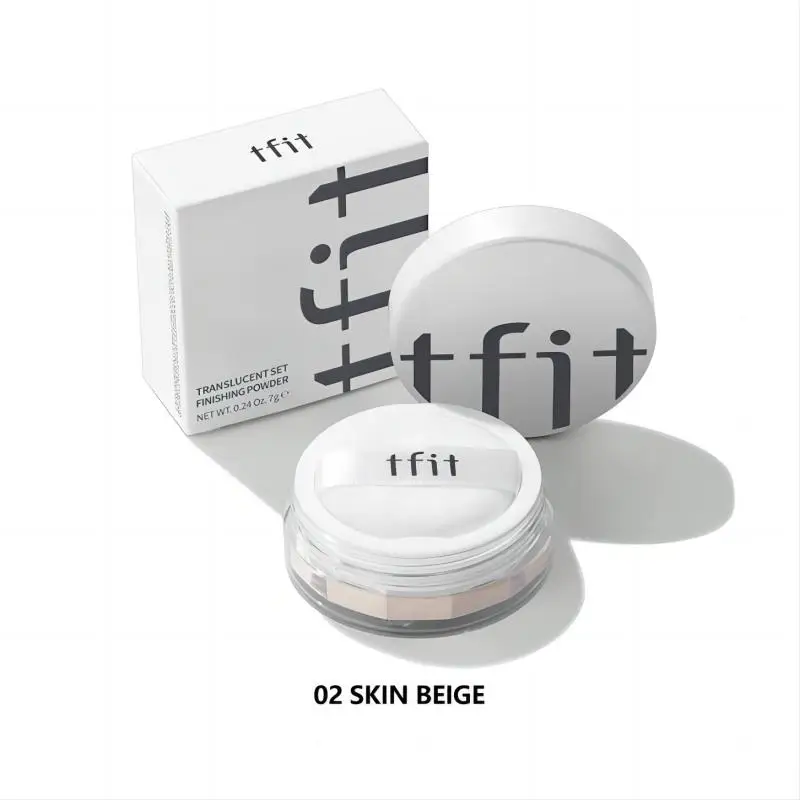 Tfit Gezicht Losse Poeder Licht Ademende Matte Setting Poeder Cosmetica Waterdichte Olie-Controle Langdurige Make-Up Zeldzame Schoonheid