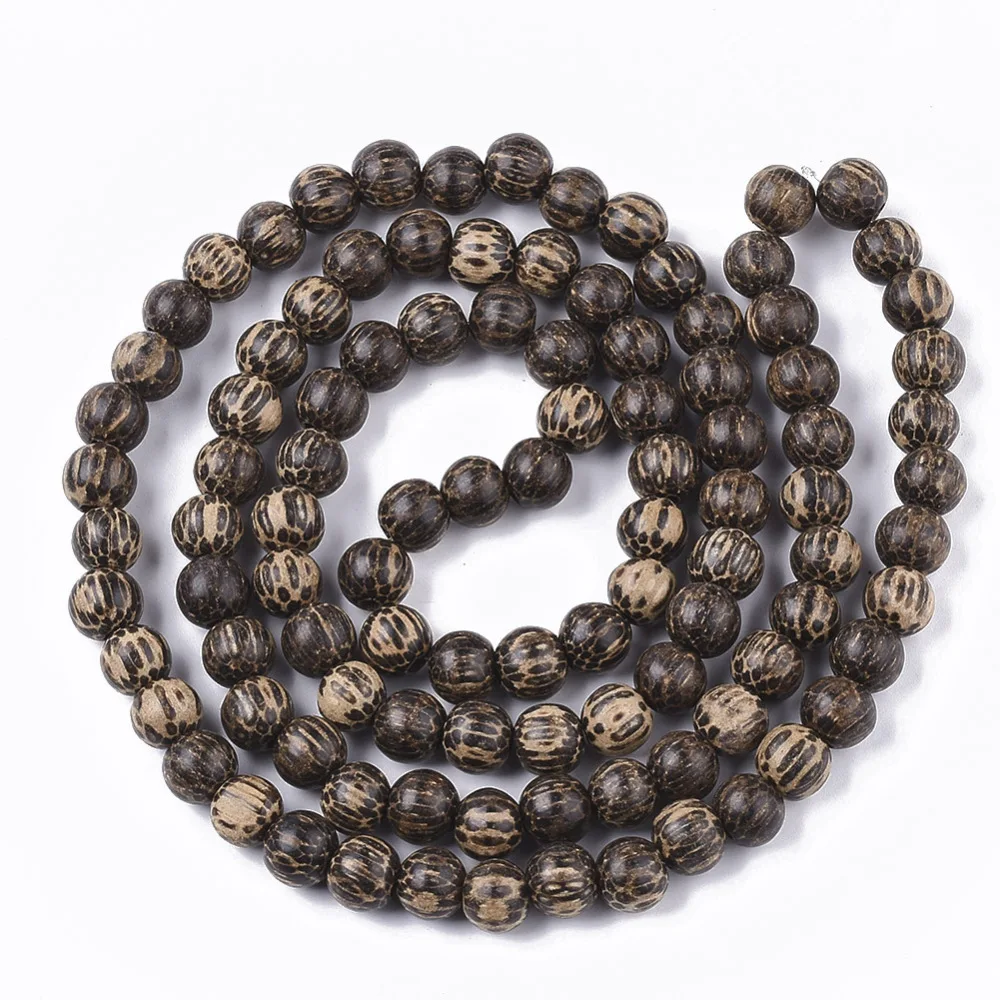 DIY Natural Bodhi Wood Beads for Macrame Bracelets 9x8mm Round Balls Wooden Beads Jewelry Making Accessory Handmade Craft 102Pcs