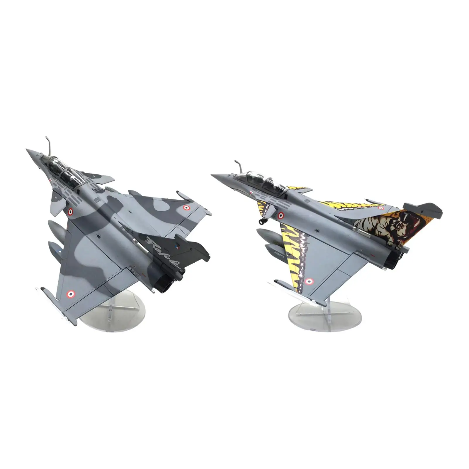 

1/72 Rafale B Fighter Model Simulation with Display Stand for Home Shelf Bar