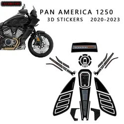 For Pan America 1250 PanAmerica 1250 Special 2020-2023 Harley Davidson 3D Gel Epoxy Resin Sticker Tank Pad Protection Kit