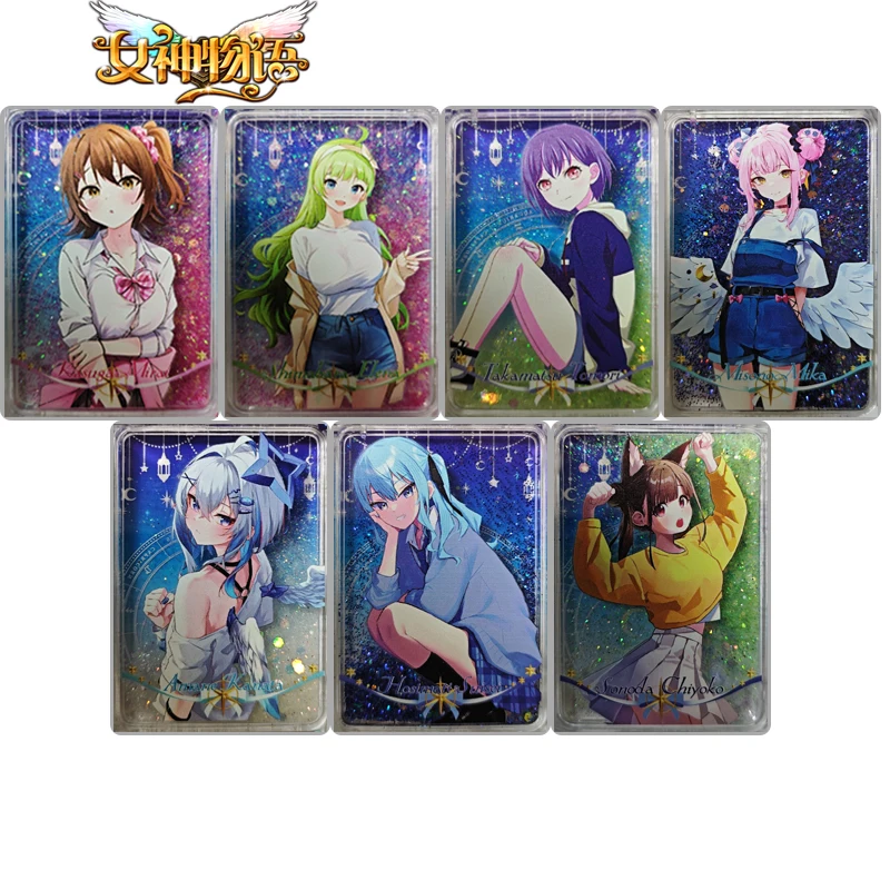 

Anime Goddess Story Diy Homemade Card Anime cartoon character Kasuga Mirai Collectible card toy Christmas birthday gift