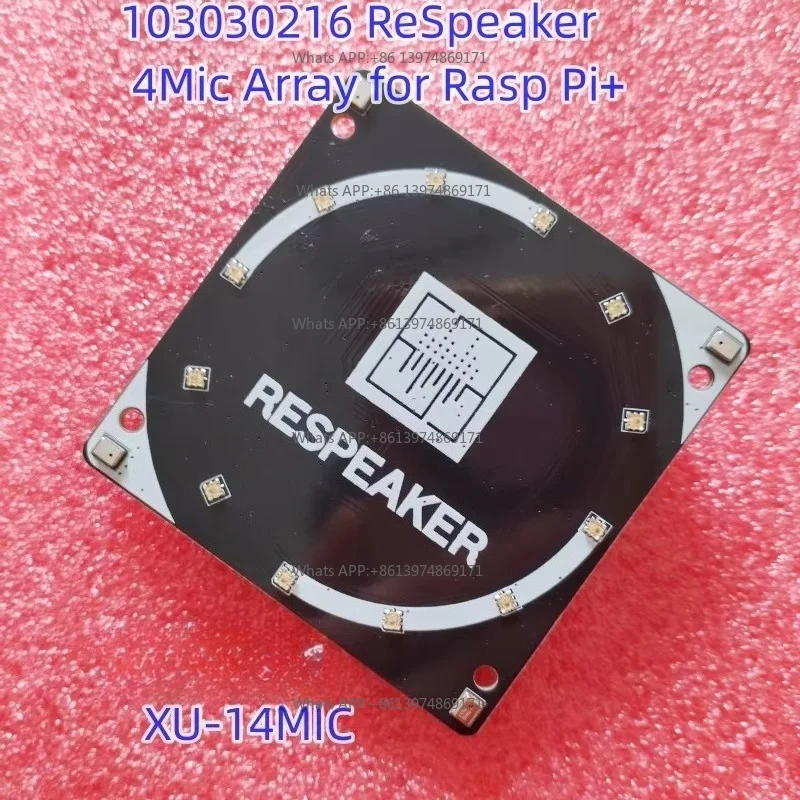 14MIC 103030216 ReSpeaker 4Mic Array Microphone Module Compatible with Raspberry Pi Electronic Accessory