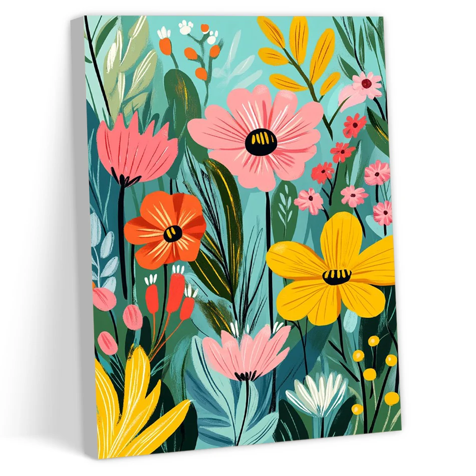 CHENISTORY Paint By Numbers Handmade Art Stuff Classic simple Flowers Oil Wall Decororation Pictures Paint Pictures By Numbers
