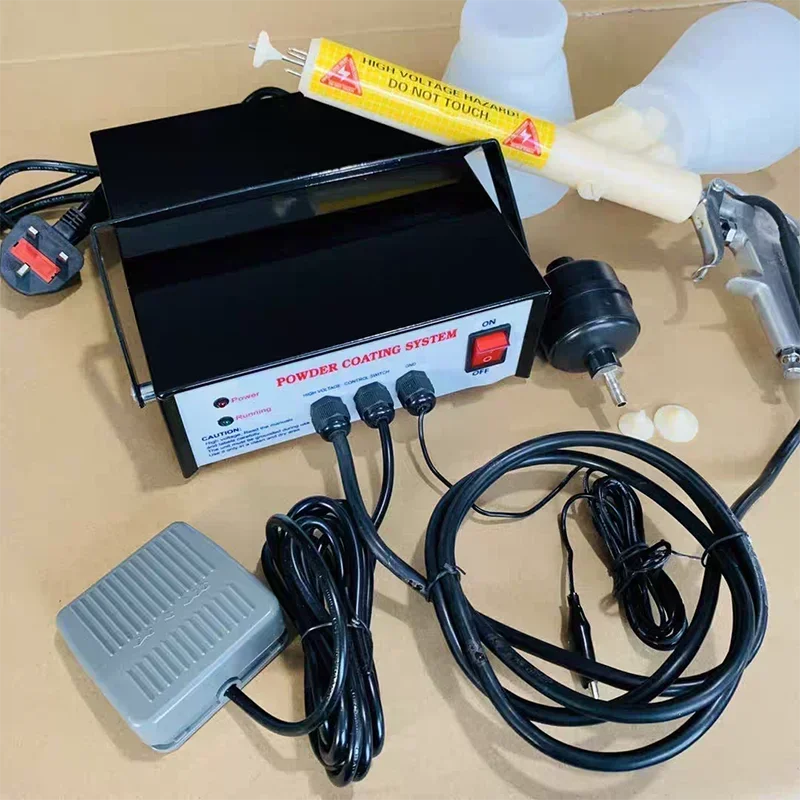 ポータブル静電スプレーガン 220V 粉体塗装ツール手動小型サンドブラスター DIY ホームセンタープロジェクト用