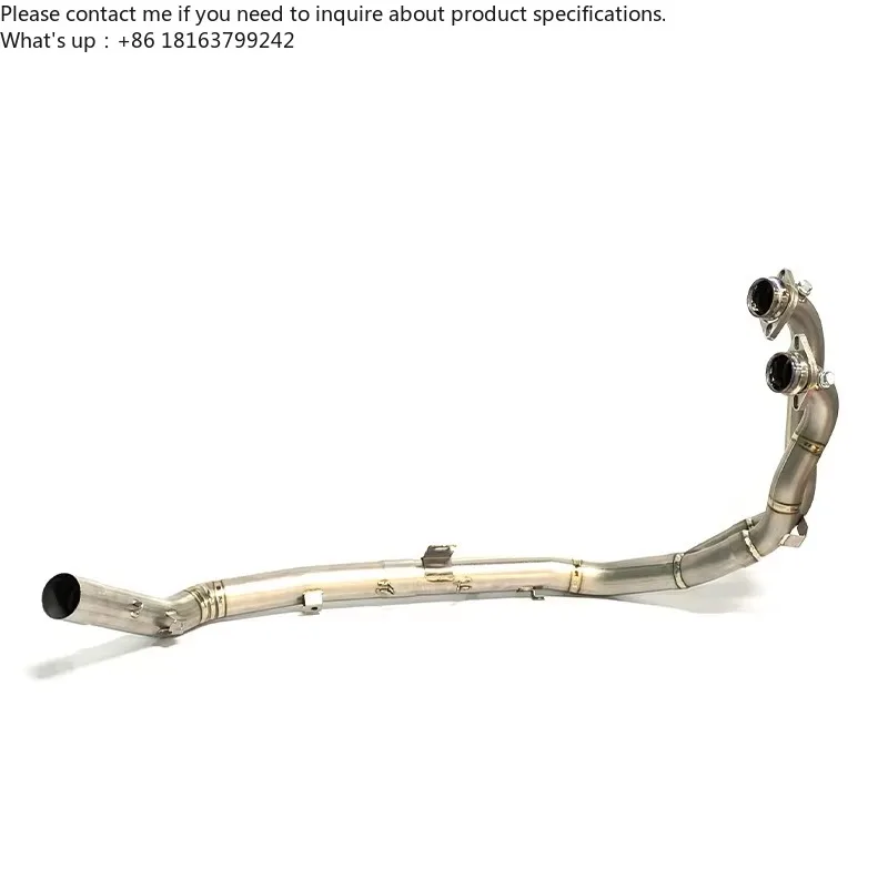 Titanium Alloy Modified Exhaust Header for Aprilia Tuareg 660 2022+ Exhaust Muffler Pipe
