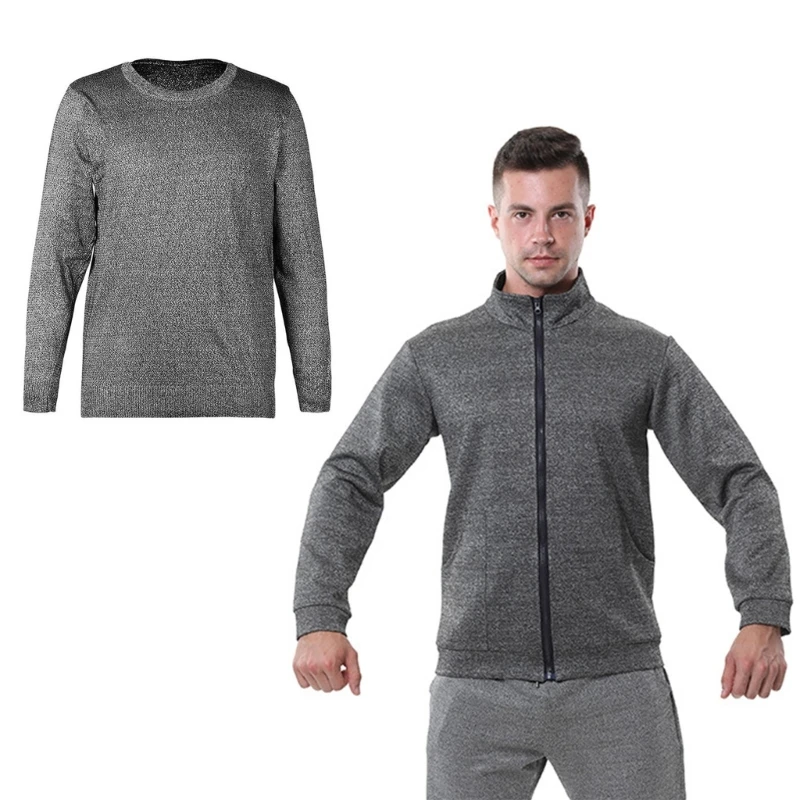 

5 Level Anti Cut Protective T-shirt Safety Cut Resistant Shirt for Adults Lightweight Cut Proof Anti Puncture Clothes