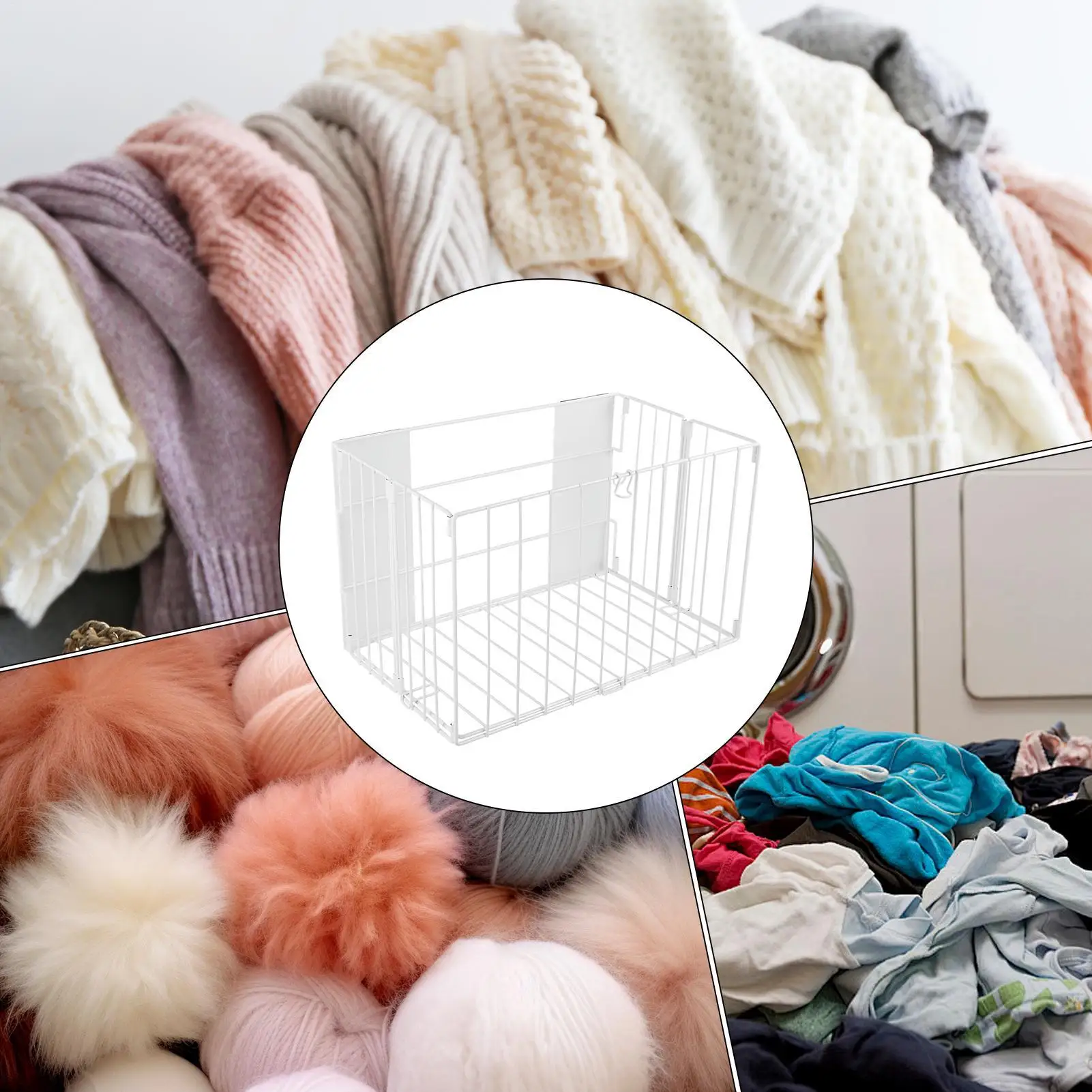 

Магнитный складной органайзер для белья, контейнер для ворса в стиральной машине, для ванной, кухни, общежития, шкафчика, квартиры, дома