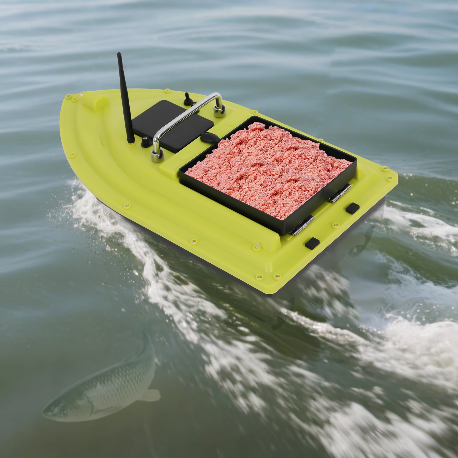 

D36B GPS Fishing Bait Boat with 2kg Large Bait Container Automatic Bait Boat w/ 500M Remote Range for Fishing