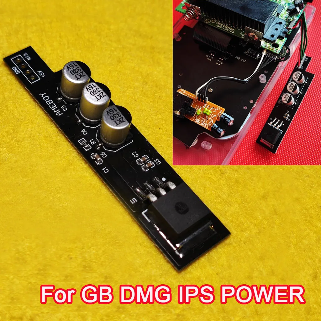 IPS screen power module for GameBoy DMG GB (Thick machine) Game Machine High Brightness IPS Screen Not fit Original Console