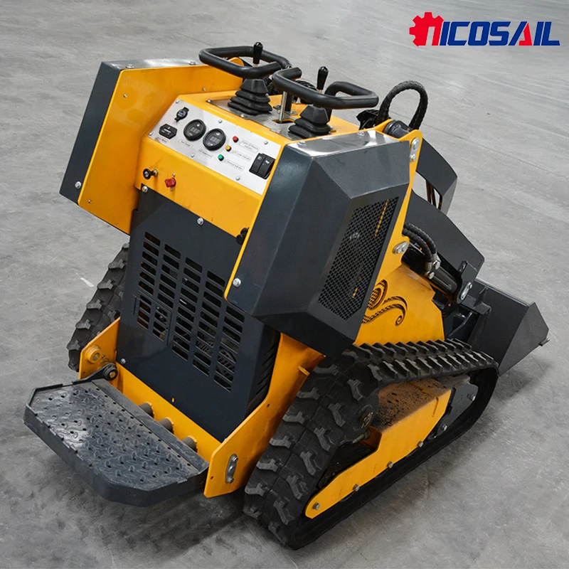 تخصيص عالية الأداء 25hp محرك كوبوتا EPA معتمد جرافة انزلاقية صغيرة جرافة صغيرة مع المسار الزاحف