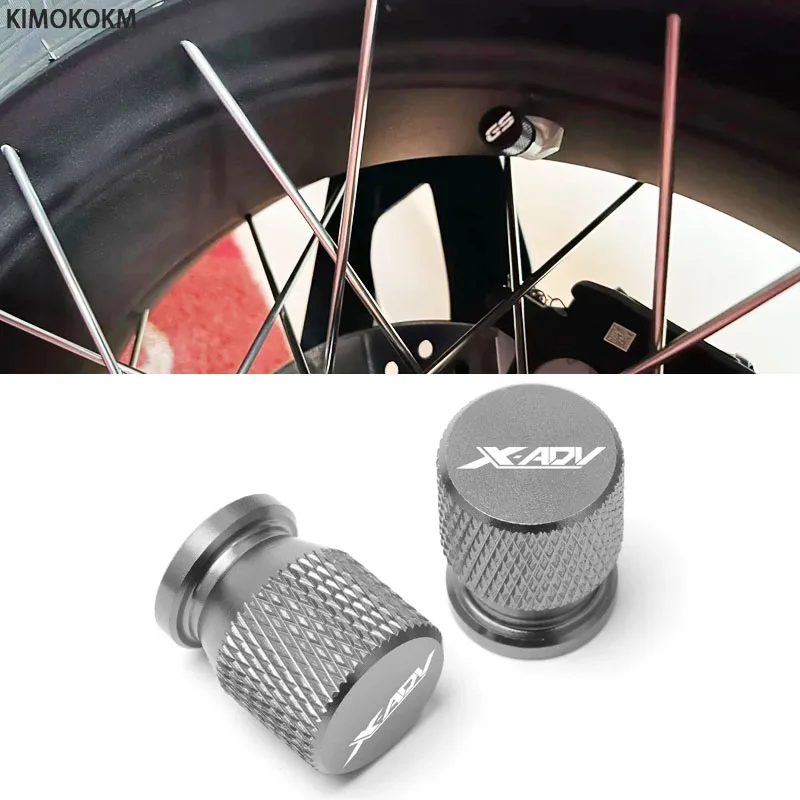 2 قطعة دراجة نارية CNC الألومنيوم اكسسوارات عجلة قضيب صمام إطار قبعات يغطي لهوندا XADV X ADV X-ADV 750 2018-2023 طوال العام