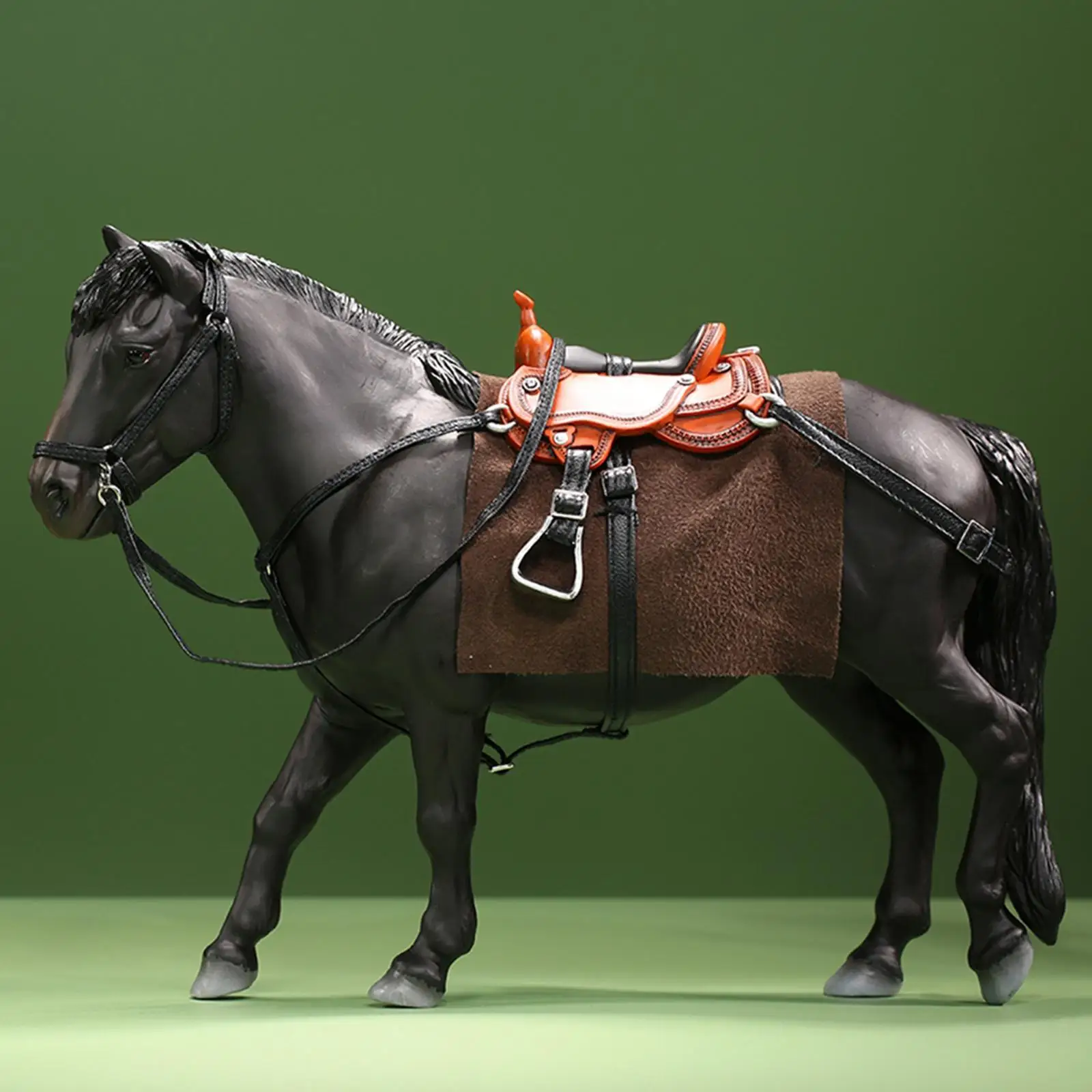 1/12 スケール馬フィギュア馬のおもちゃ 6 インチフィギュアジオラマアクセサリー用