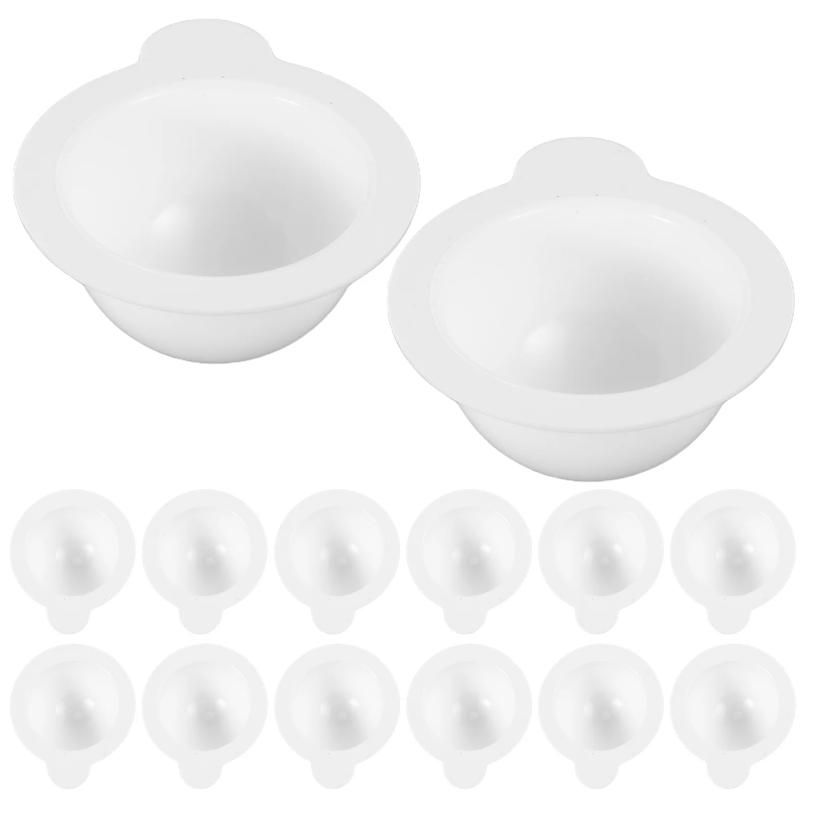 

20Pcs Plastic Facial Lotion Sample Cups Multi-Functional Storage Jars for Cream Body Butter Facial Mask Portable Travel