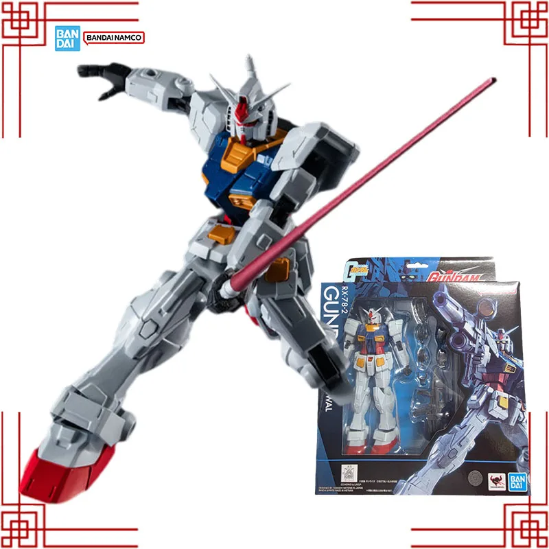 

Комплект модели Bandai Gundam Universe, оригинальный RX-78-2 Gundam Renewal, новый ver, коллекция экшн-фигурок аниме, готовая модель, подарки для мальчиков