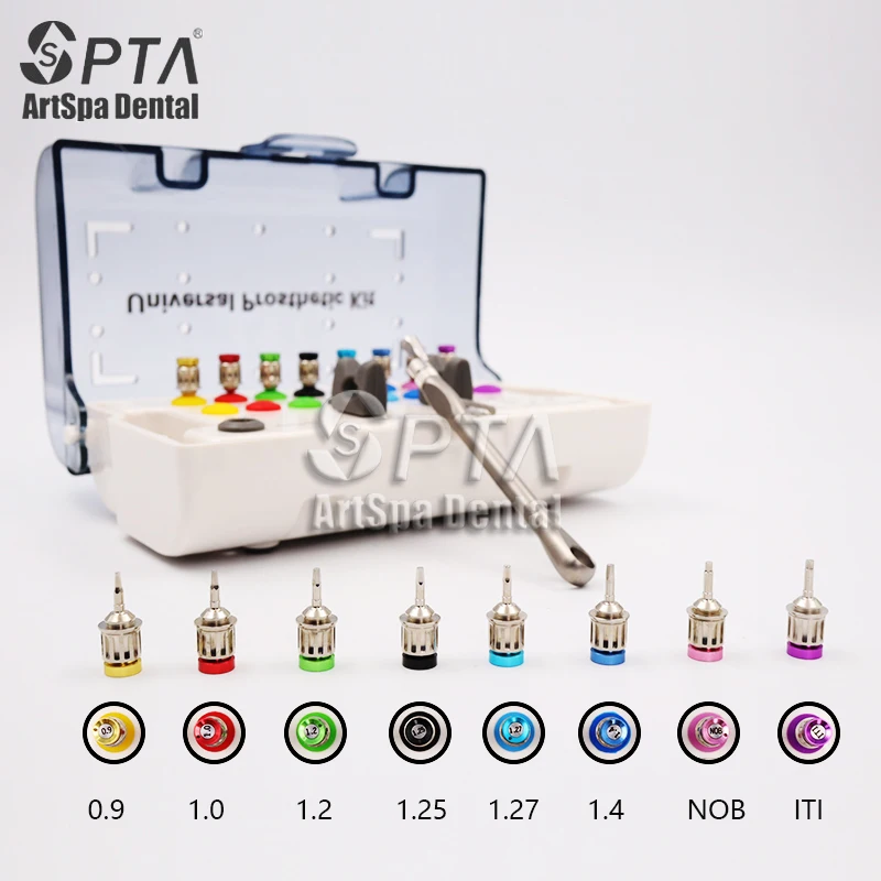 SPTA Dentist Implant Restoration Tools Kit Odontotecnico Dentistry Universal Implantology Torque Screwdrivers Wrench 10-70NCM