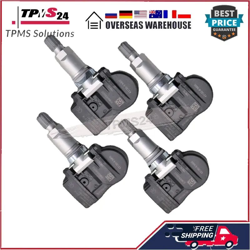 4PCS For Suzuki Alto Baleno Cultus Grand Vitara II Ignis Jimny Kizashi Swift SX4 TPMS TIRE PRESSURE SENSOR 433MHz 43130-61M00