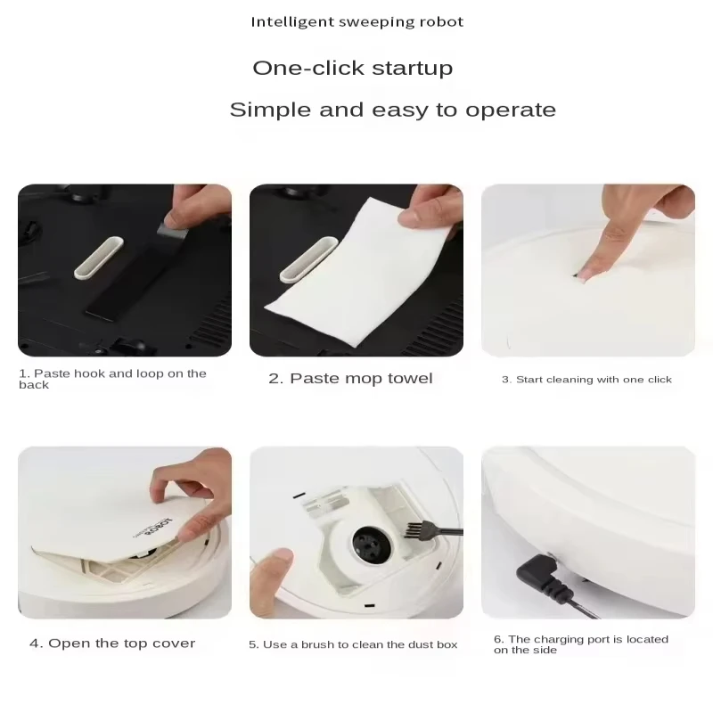 3 in 1 Intelligent Robot Vacuum Cleaner With Wet And Dry Function 9800pa Suction Obstacle Avoidance And 7-week Battery Life