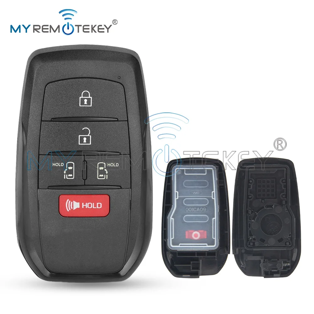 REMTEKEY FCC HYQ14FBX Корпус смарт-ключа с 5 кнопками для Toyota Sienna Hybrid 2021-2022 гг. PN 8990H-08020 REMTEKEY FCC HYQ14FBX Корпус смарт-ключа с 5 кнопками для Toyota Sienna Hybrid 2021-2022 гг. PN 8990H-08020