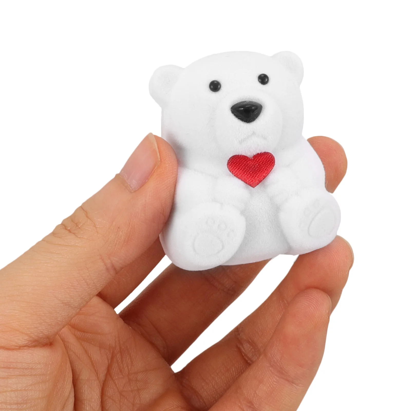 

Bear Ring Box Cartoon Shape Delicate Lightweight Jewelry Storage Wedding Engagement Proposal Gift Case Bear Ring Box