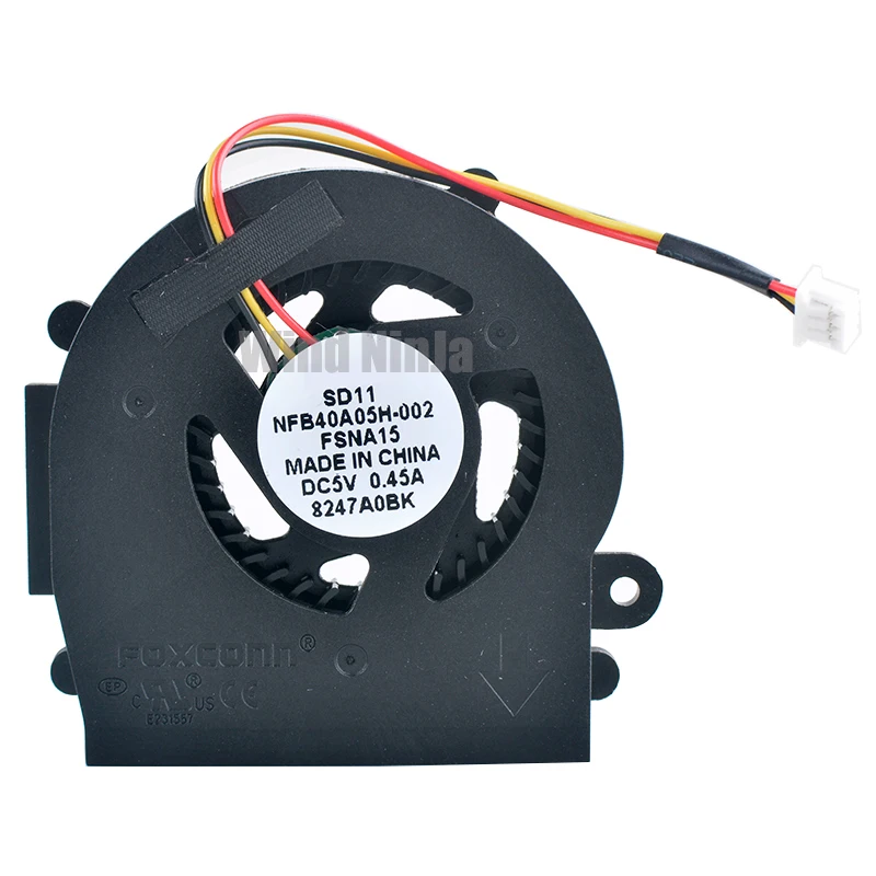 NFB40A05H-002 DC5V 0.45A 3pin cooling fan for Car tablet computer