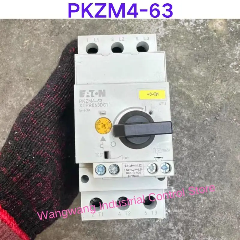 Second-hand test OK , Motor protector PKZM4-63