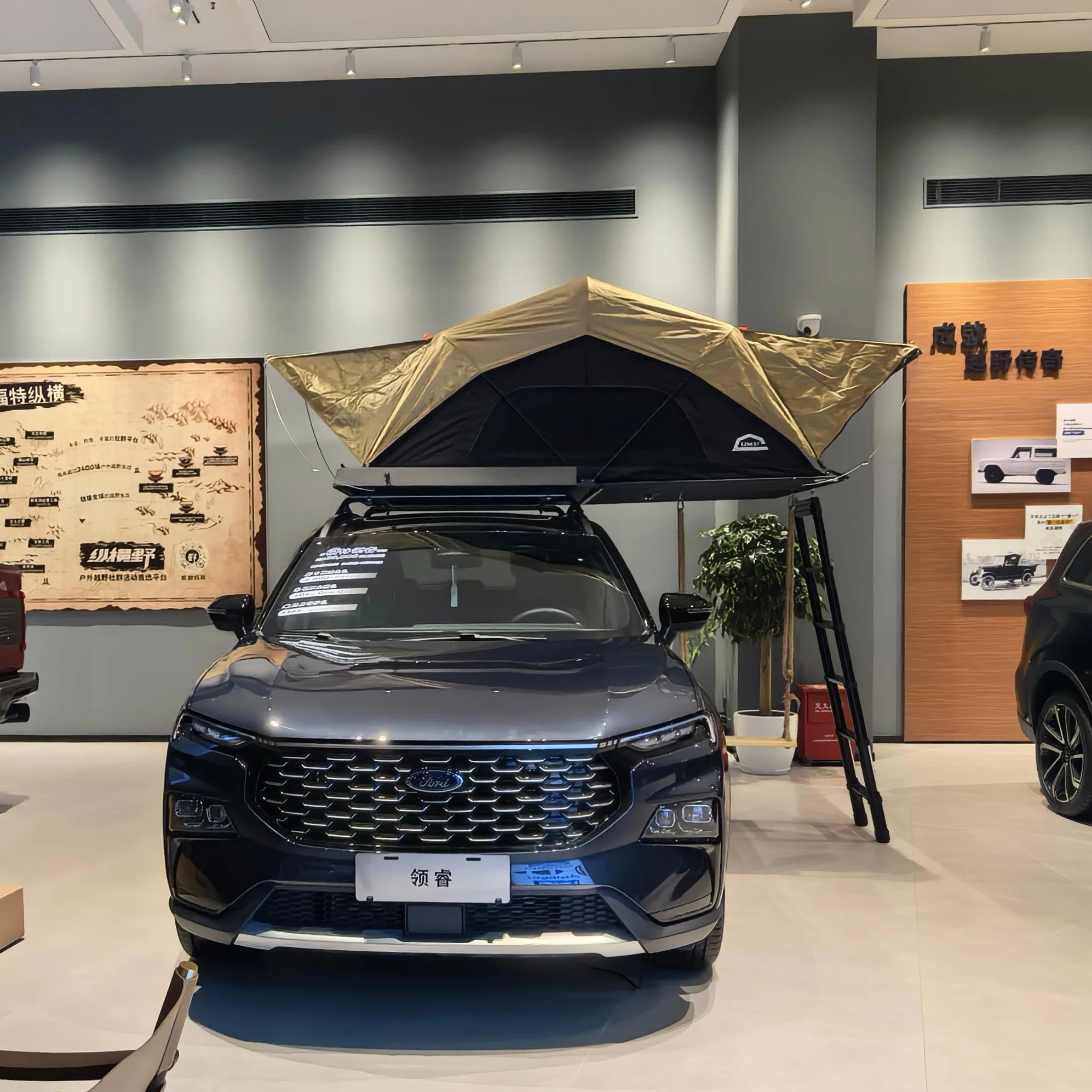 

Light Weight Roof Tent Anti Condensation Breathable Aluminum Alloy Hard Shell Self Driving Tour 4x4 Roof Tent