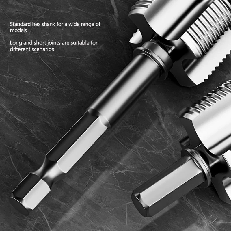 

PVC Thread Maker Tool for Plastic Pipe Threader 1/2inch 3/4inch Electric Drill